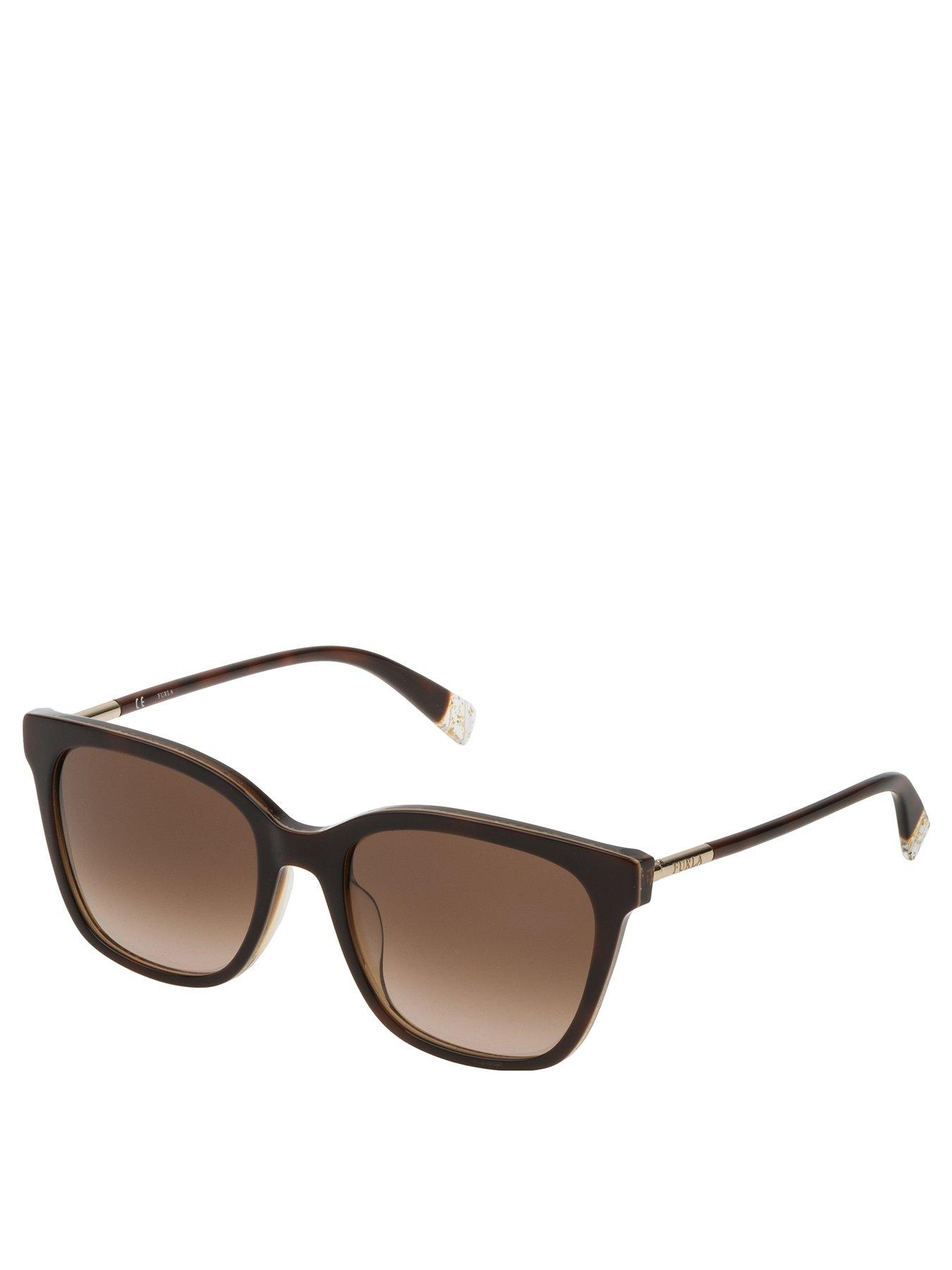 Women Square Sunglasses - Brown
