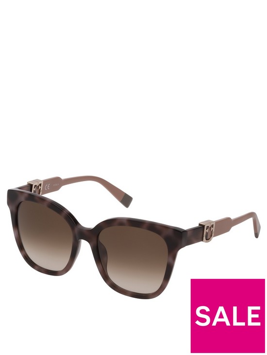 stillFront image of furla-square-sunglasses-brown