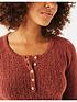  image of fatface-wool-mix-henley-top-pink
