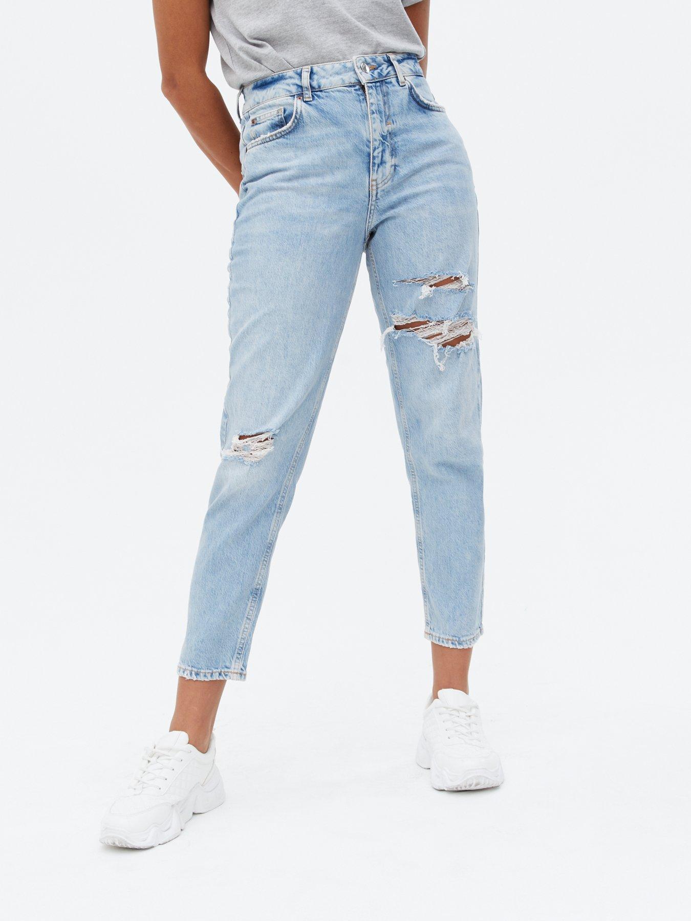 ripped mom jeans size 18