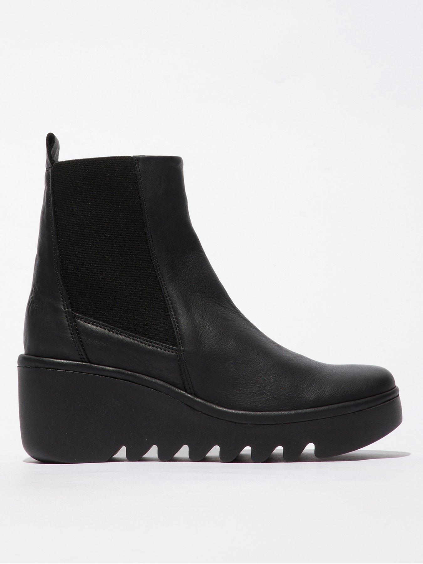  Bagu Wedge Chelsea Boots - Black