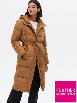 new-look-innesnbspbelted-longline-padded-coat-tannbsp