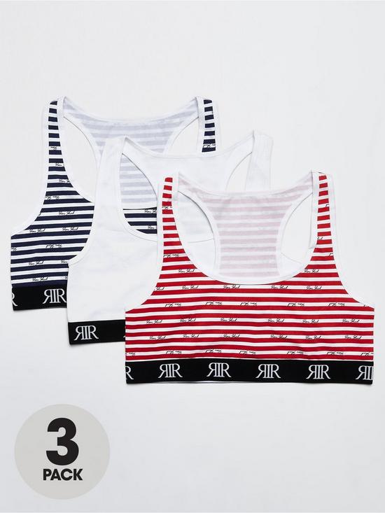 front image of ri-plus-plus-3-pack-stripe-racer-crops-red