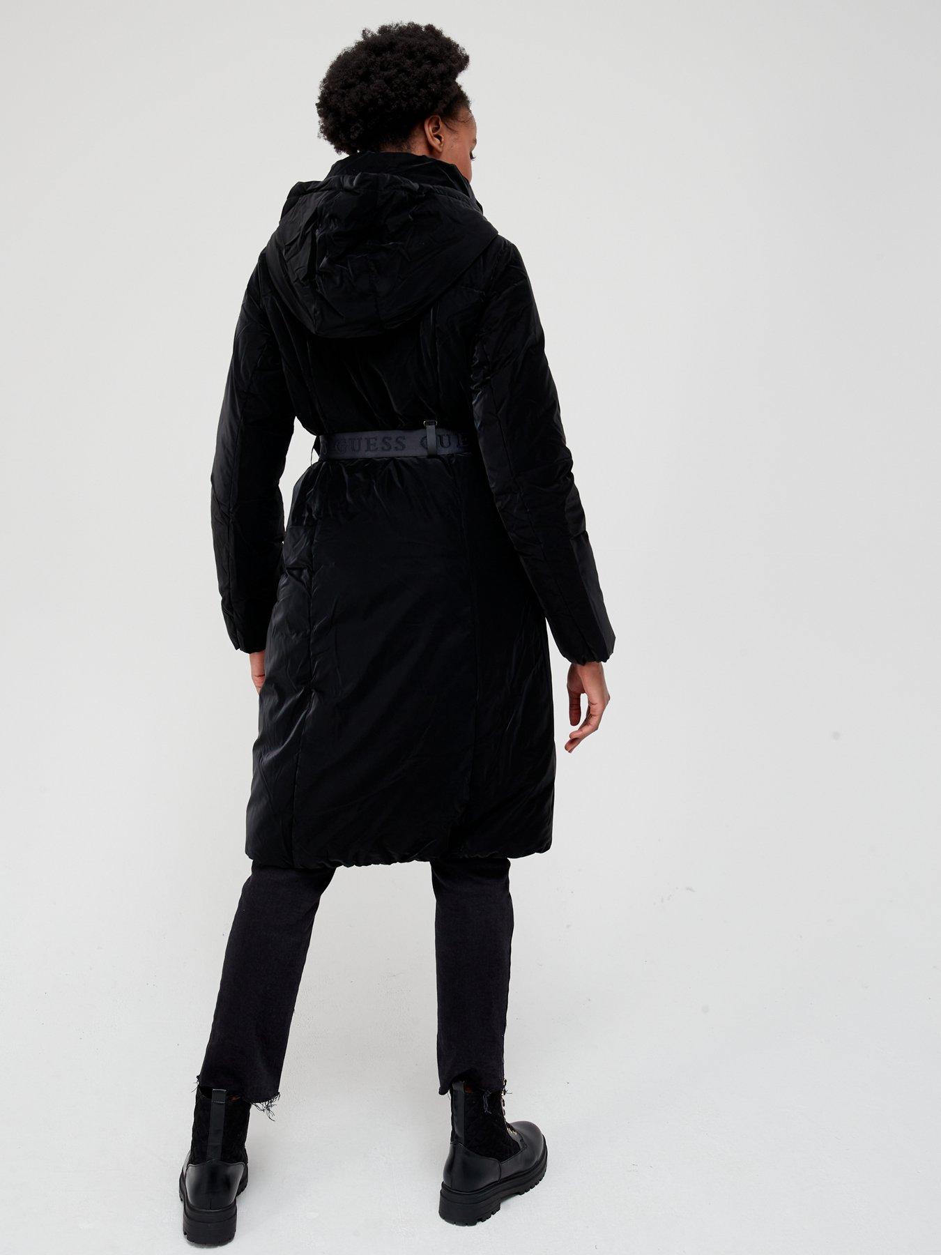  Bella Jacket with Bag Belt Detail - Jet Black