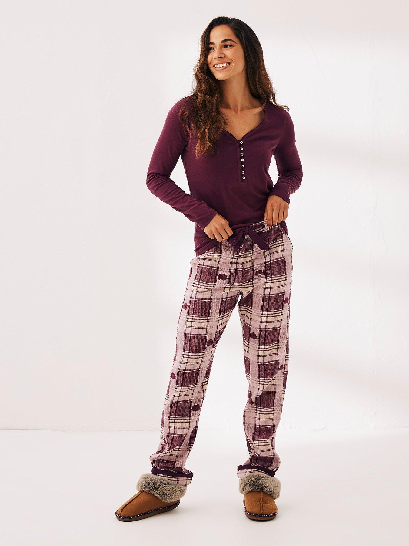 Eva Large Check Pant, Nightwear & Pajamas