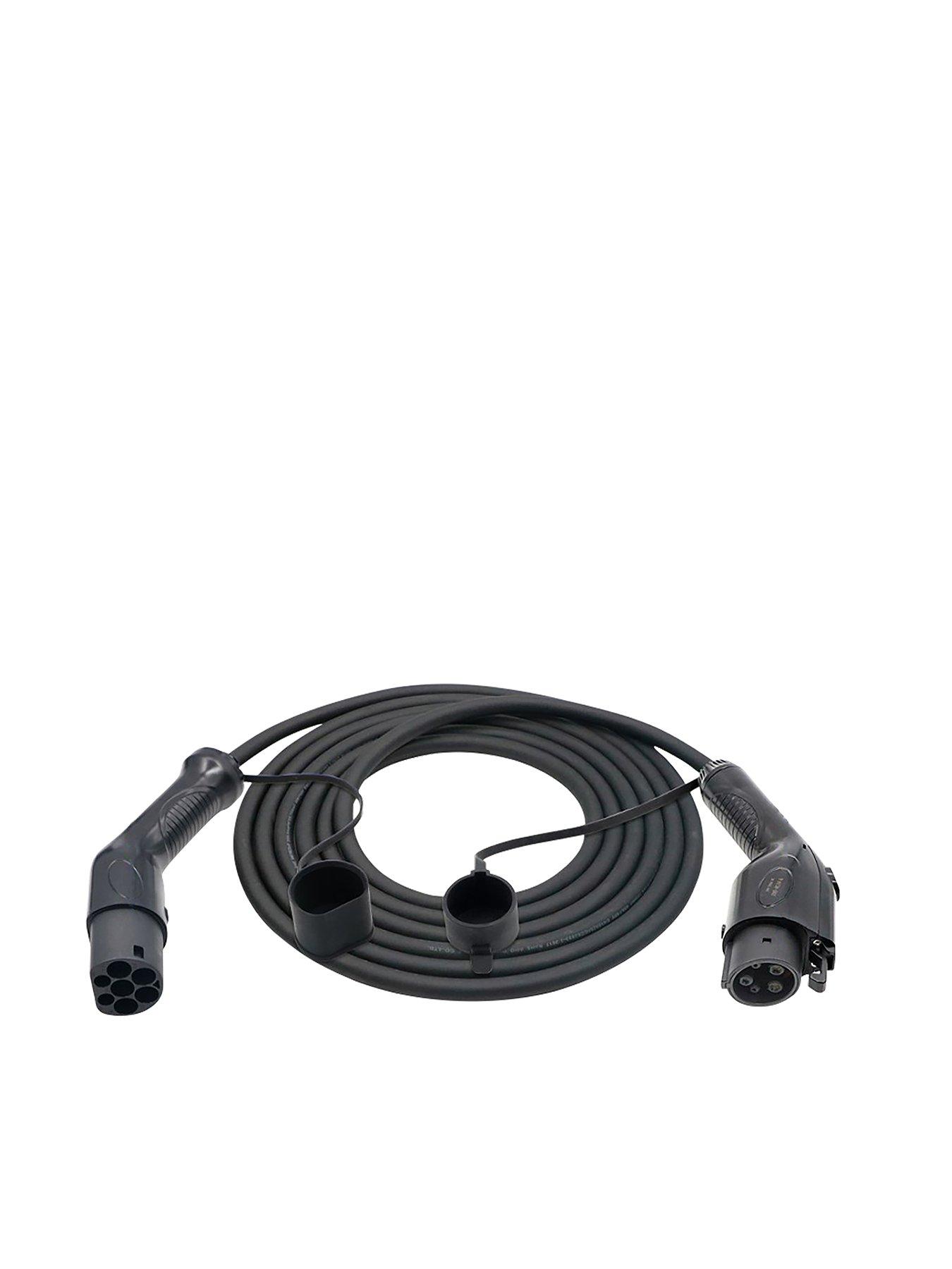 Product photograph of Streetwize Accessories Type 1 To Type 2 16a 1 Phase Ev Electric Car Charging Cable from very.co.uk