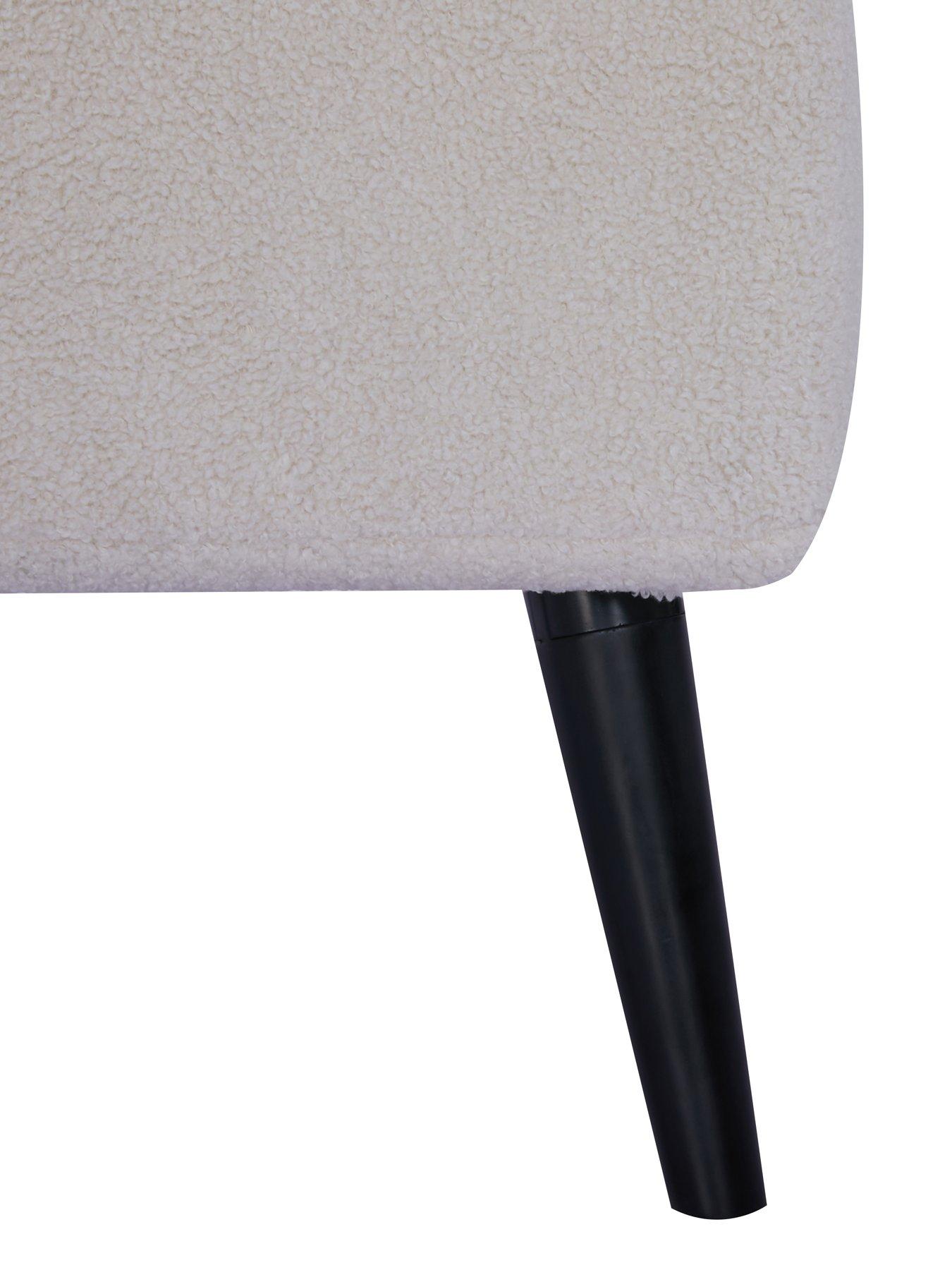 Image 5 of 7 of Very Home Jamie Fabric&nbsp;Accent Chair and Footstool Set&nbsp;-&nbsp;FSC&reg; Certified