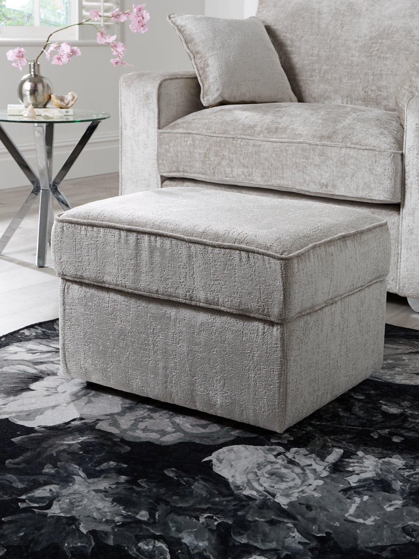 undefined Chicago Deluxe Fabric Storage Footstool
