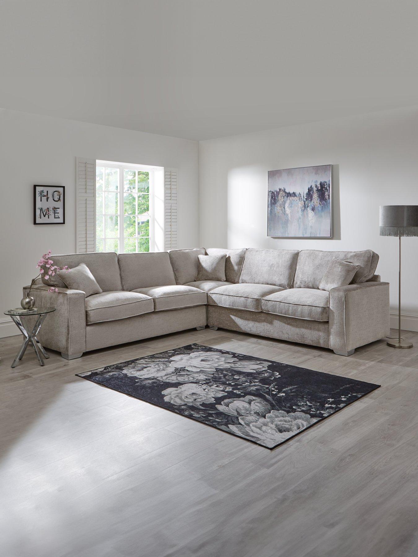 Very Home Chicago Deluxe Fabric Corner Group - Made to Order in the UK