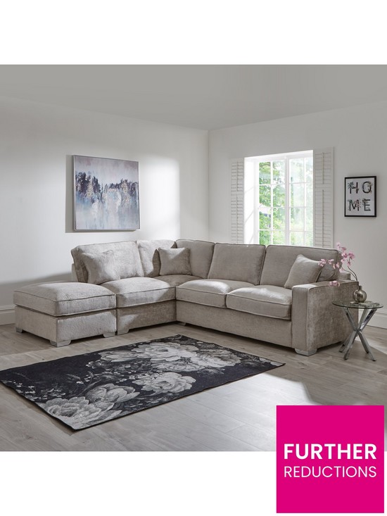 stillFront image of chicago-deluxe-fabricnbspleftnbsphand-corner-sofa-with-footstool