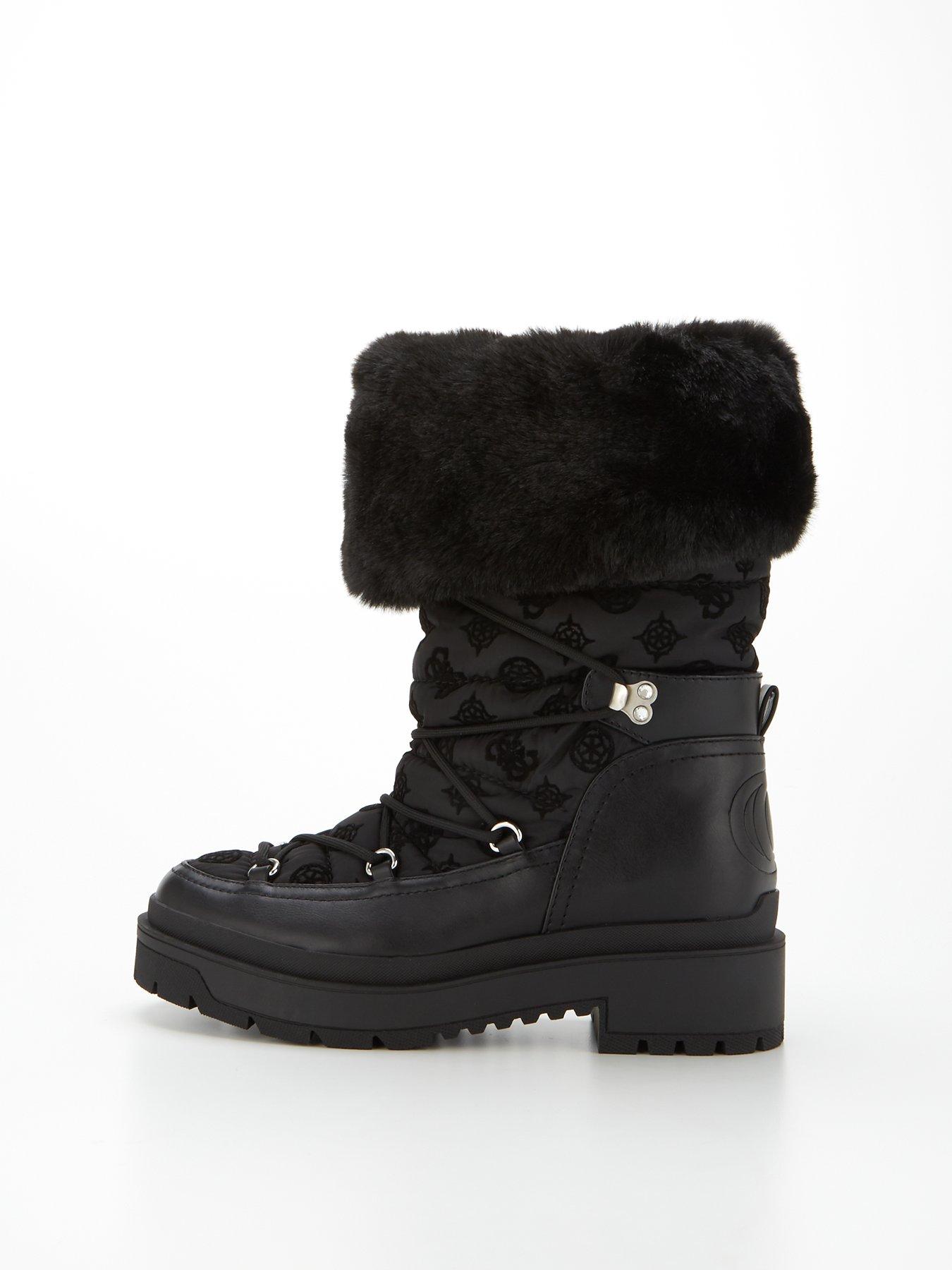 guess white booties
