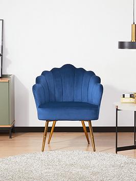 Product photograph of Very Home Kiera Fabric Accent Chair from very.co.uk