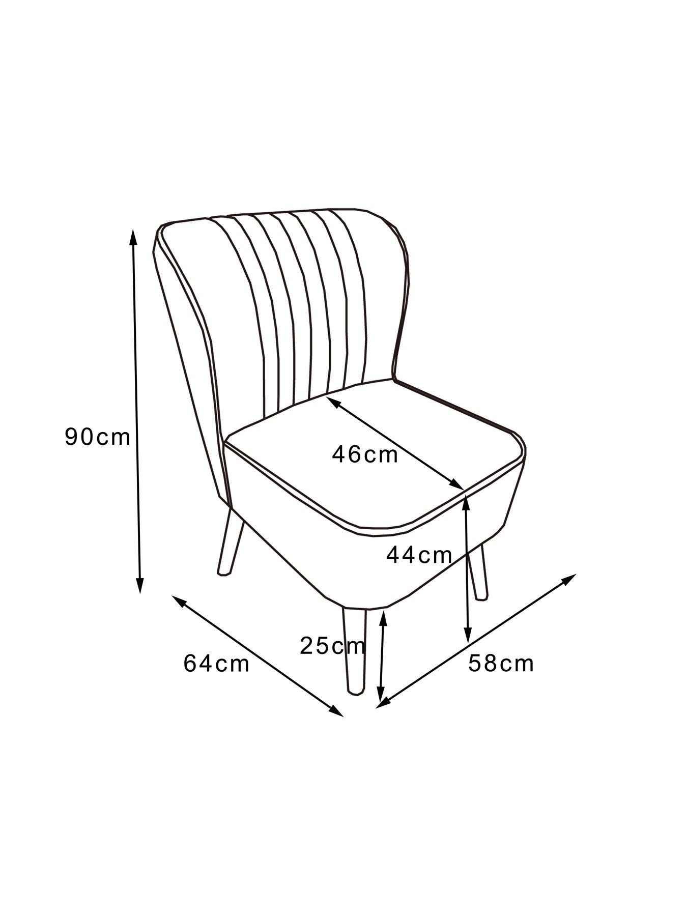 Image 6 of 7 of Very Home Poppy Fabric Boucle Chair&nbsp;- FSC&reg; Certified