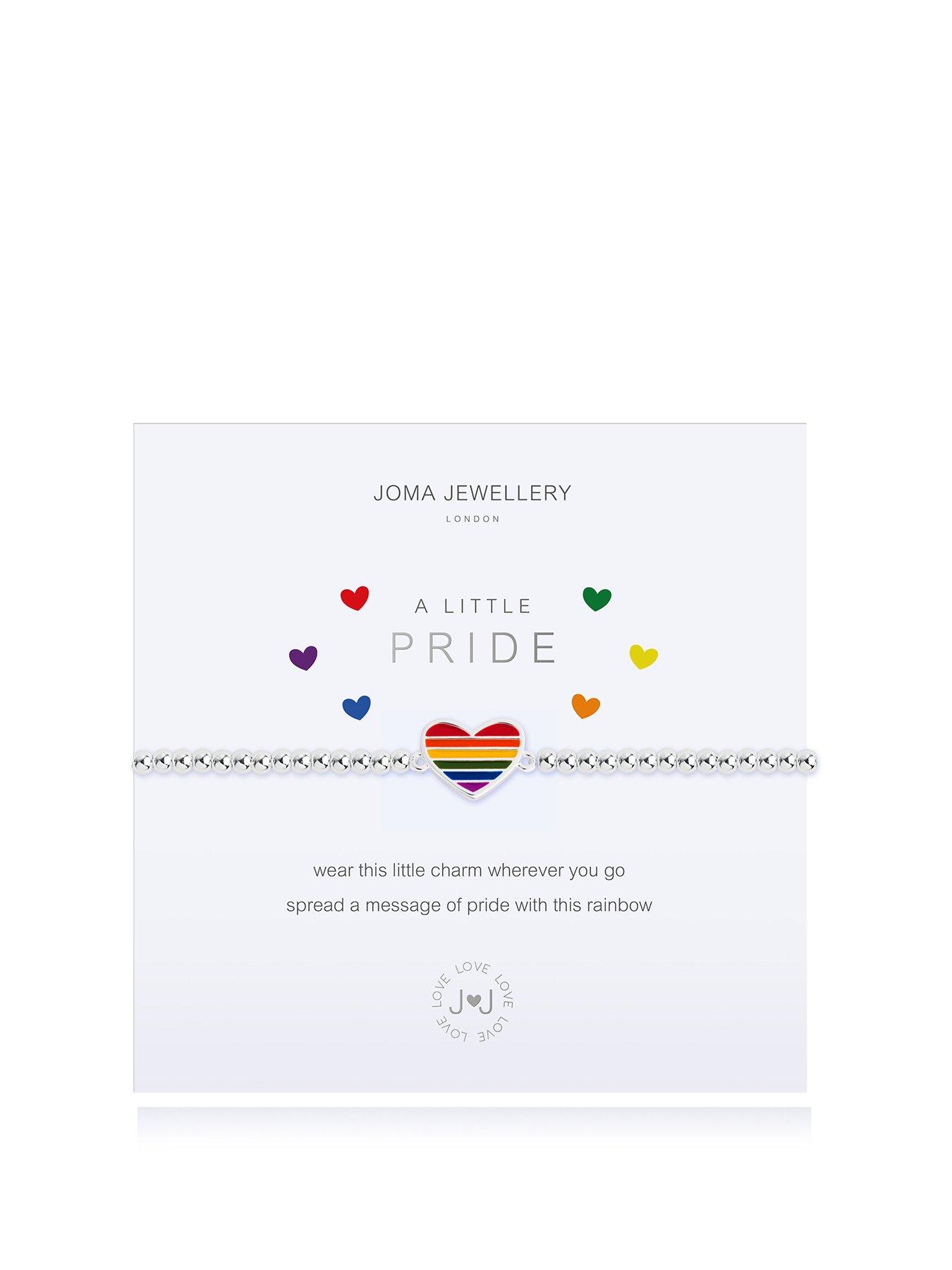 Product photograph of Joma Jewellery A Little Pride Bracelet from very.co.uk