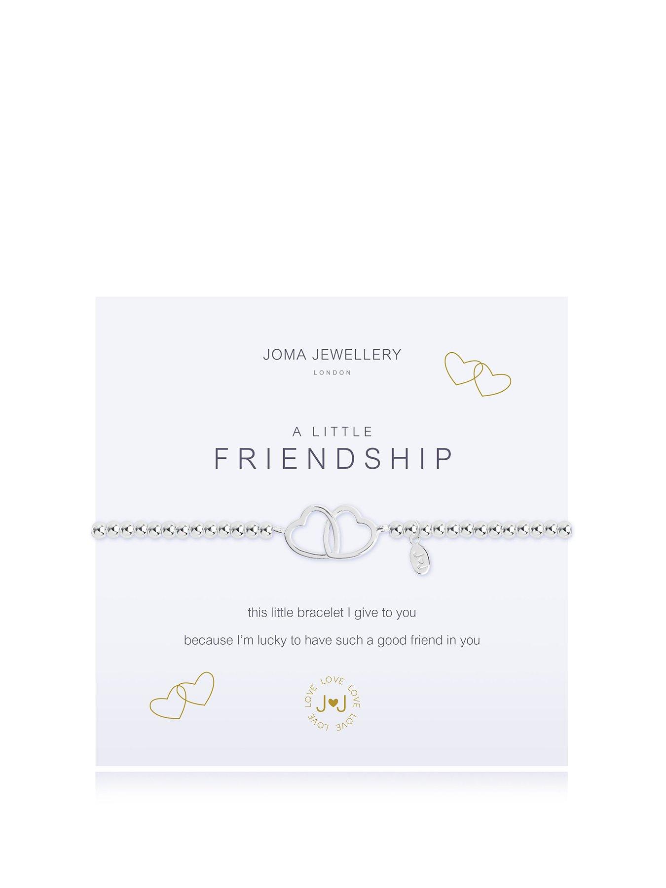 Product photograph of Joma Jewellery A Little Friendship Bracelet from very.co.uk