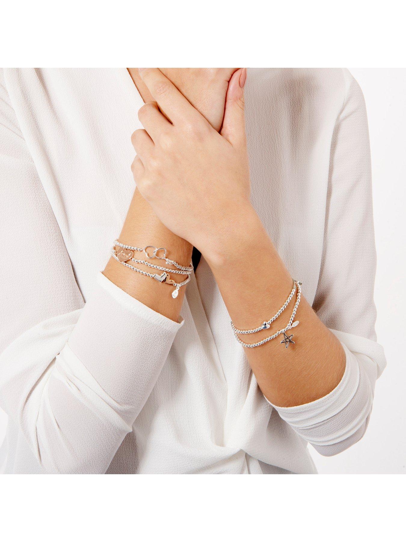 Image 3 of 3 of Joma Jewellery A Little Friendship Bracelet In Silver Plating