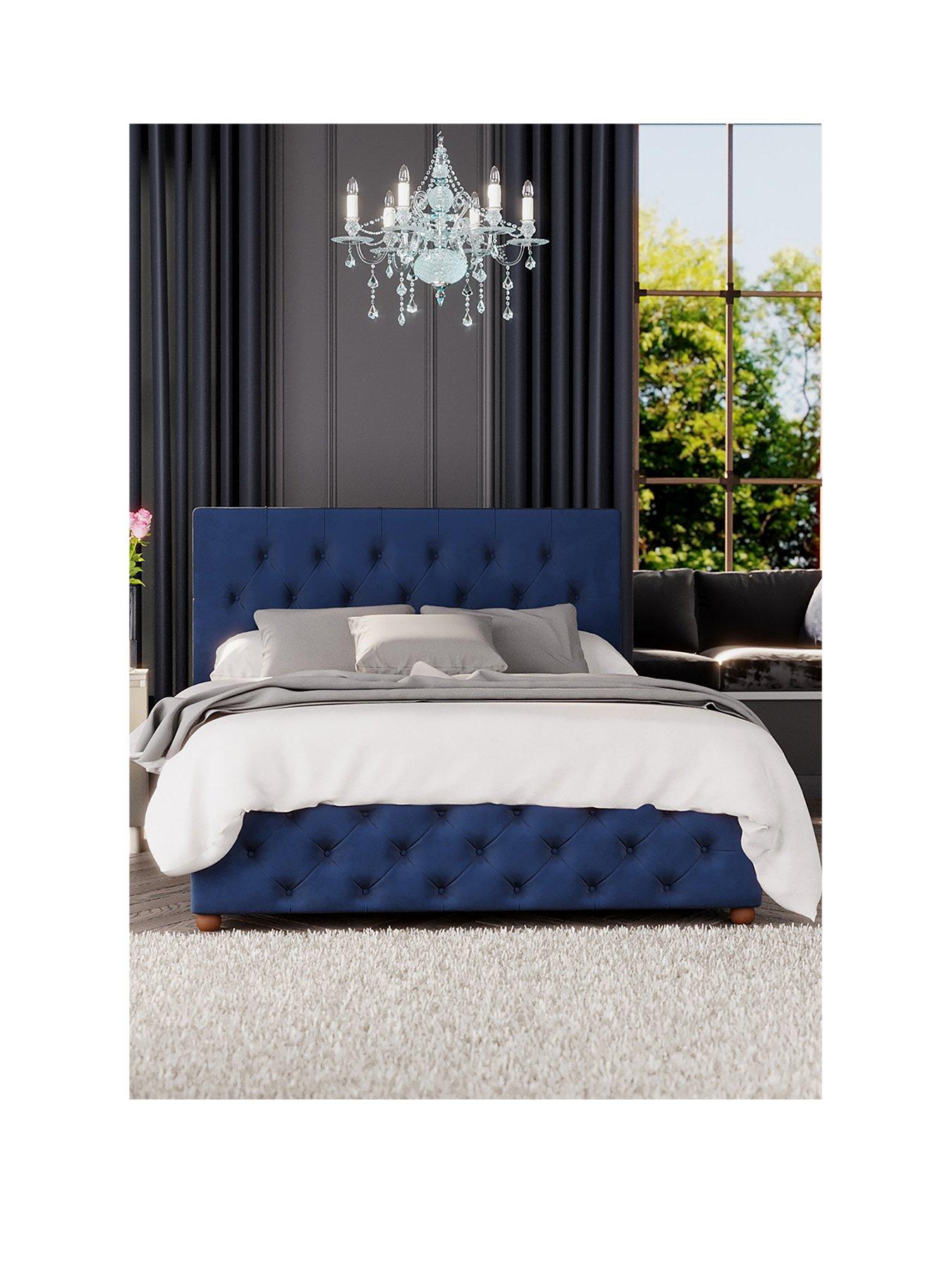 Product photograph of Laurence Llewelyn-bowen Luna Ottoman Double Bed from very.co.uk