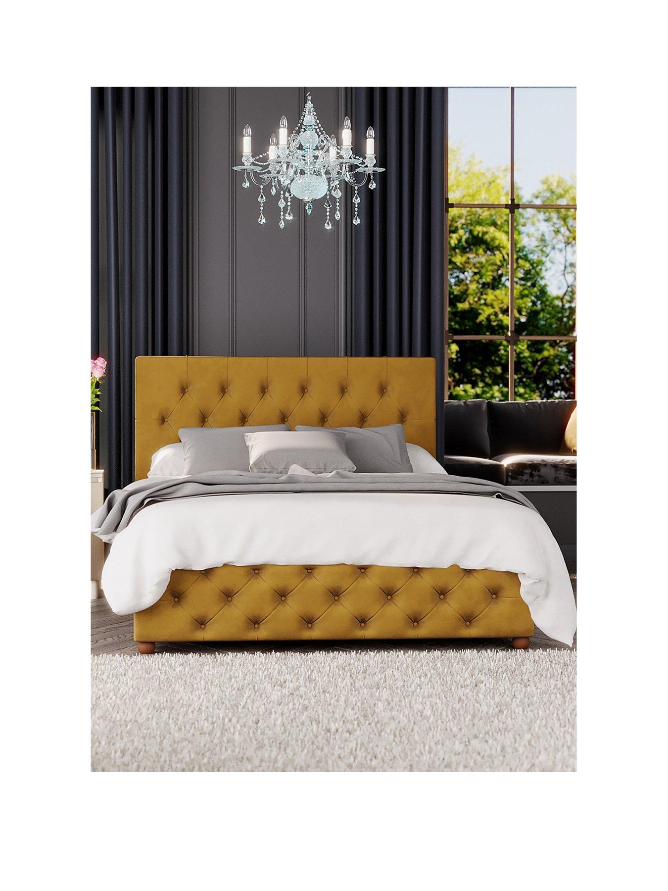 Product photograph of Laurence Llewelyn-bowen Luna Ottoman King Bed from very.co.uk
