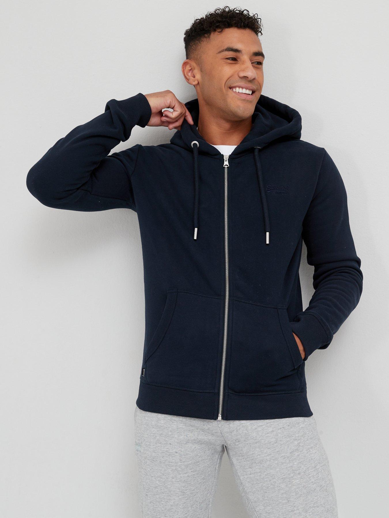 superdry mens zip up hoodie