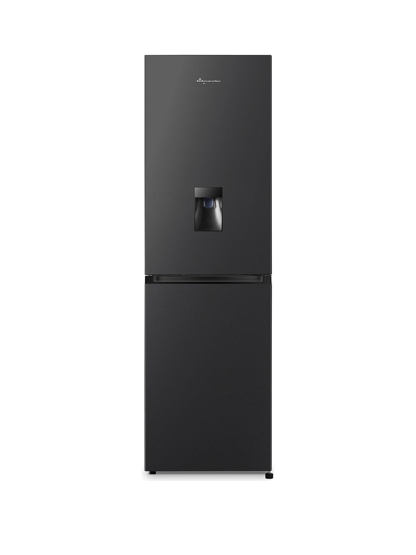 Product photograph of Fridgemaster Mc55251mdb 60 40 Total No Frost Fridge Freezer - Black from very.co.uk