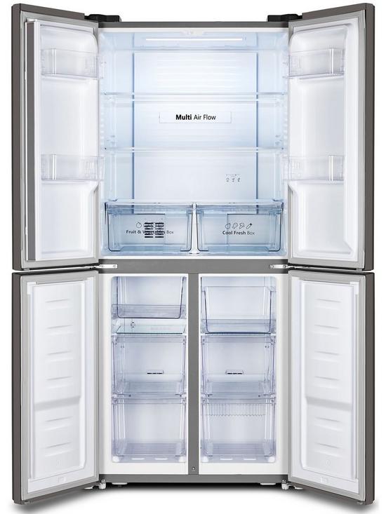 stillFront image of fridgemaster-mq79394ffb-total-no-frost-american-fridge-freezer-black