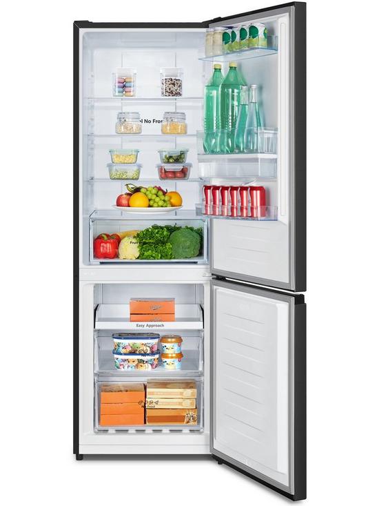 stillFront image of fridgemaster-mc60287db-7030-total-no-frost-fridge-freezer-black