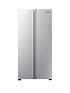  image of fridgemaster-ms83430ffs-total-no-frost-american-fridge-freezer-silver