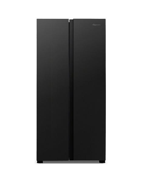 fridgemaster-ms83430ffb-total-no-frost-american-fridge-freezer-black
