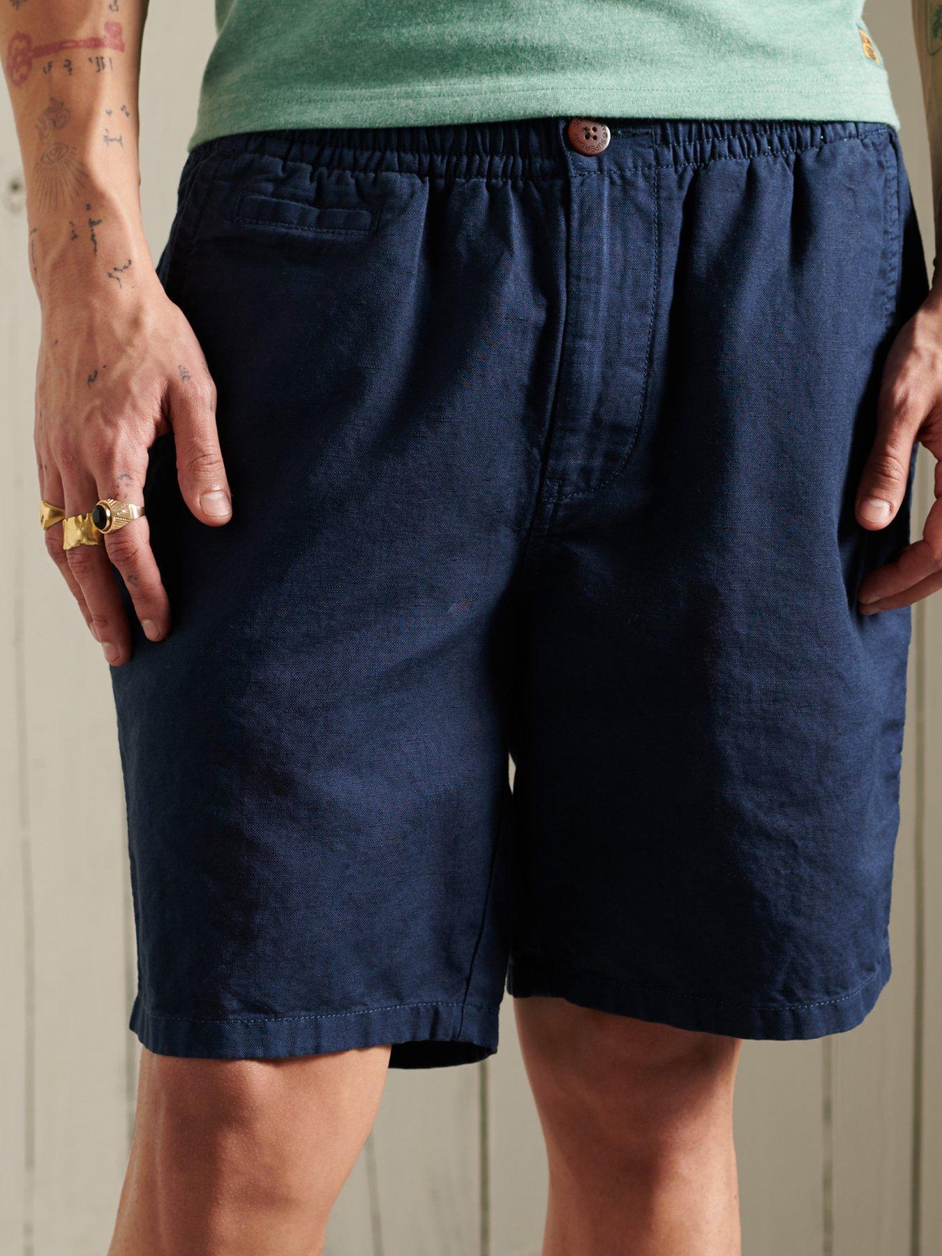 Men Linen Shorts
