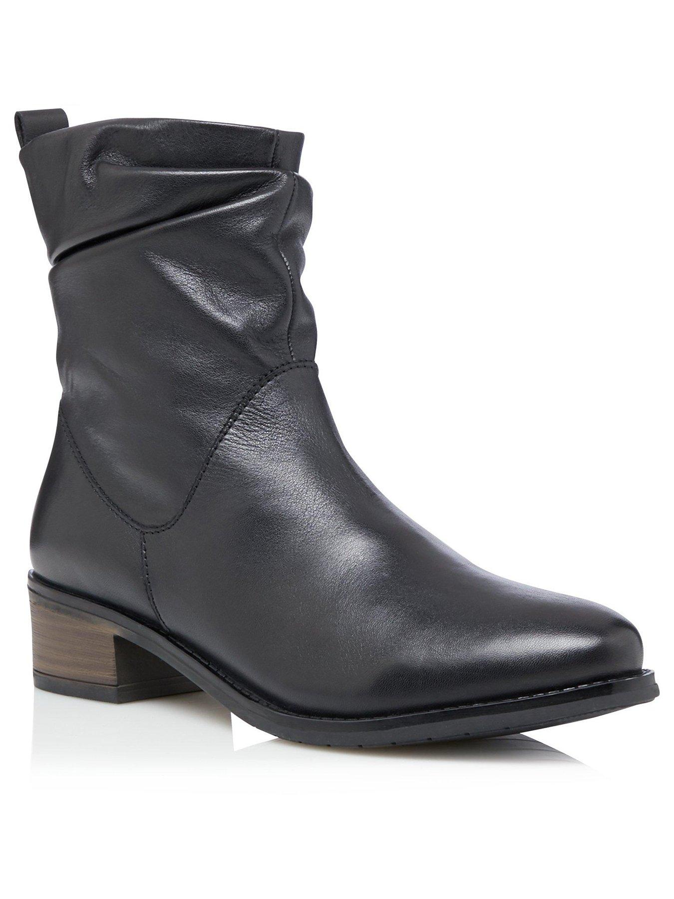 Dune pagers shop ruched ankle boots