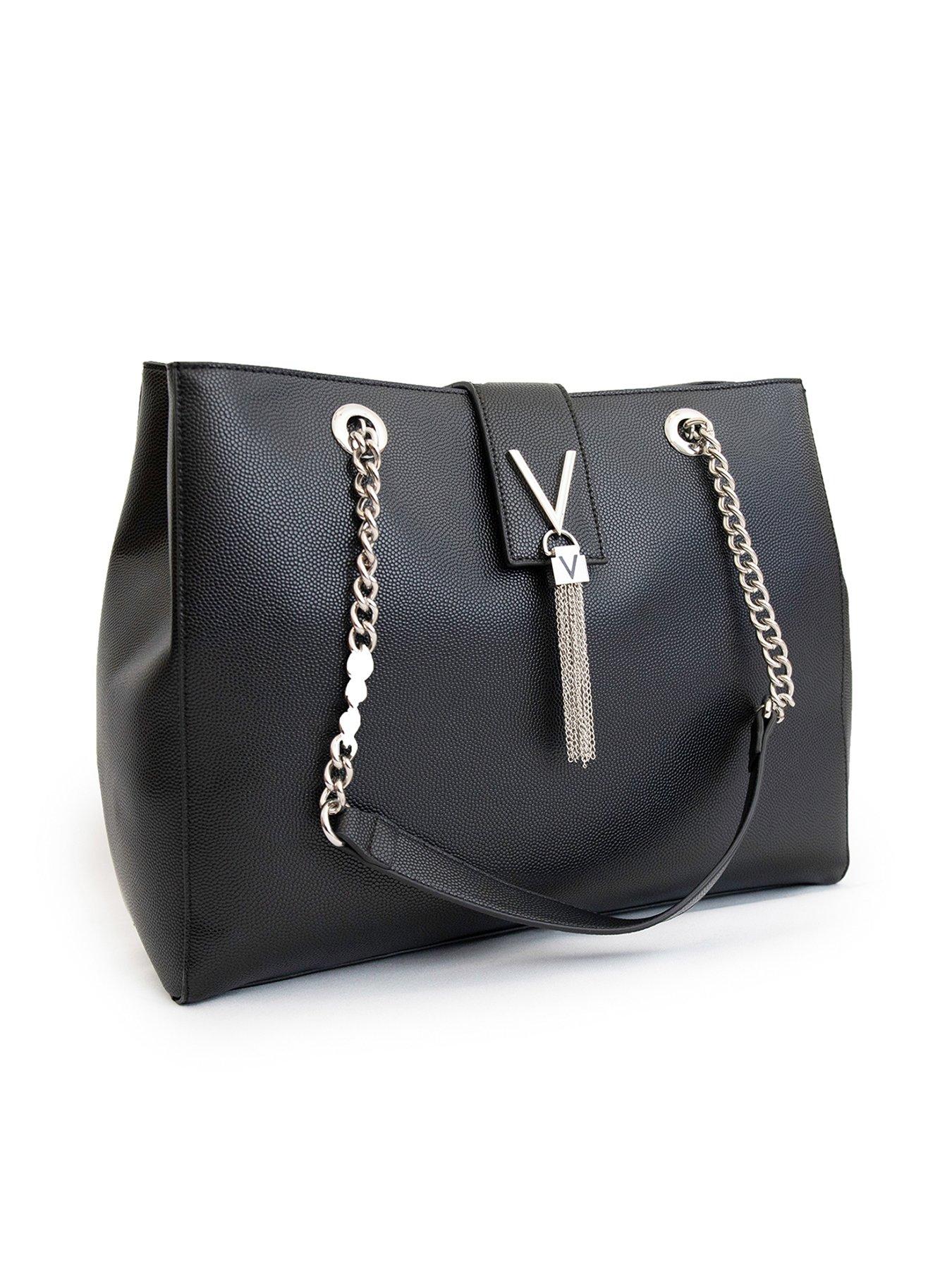 Valentino Womens Black Divina Large Tote Bag