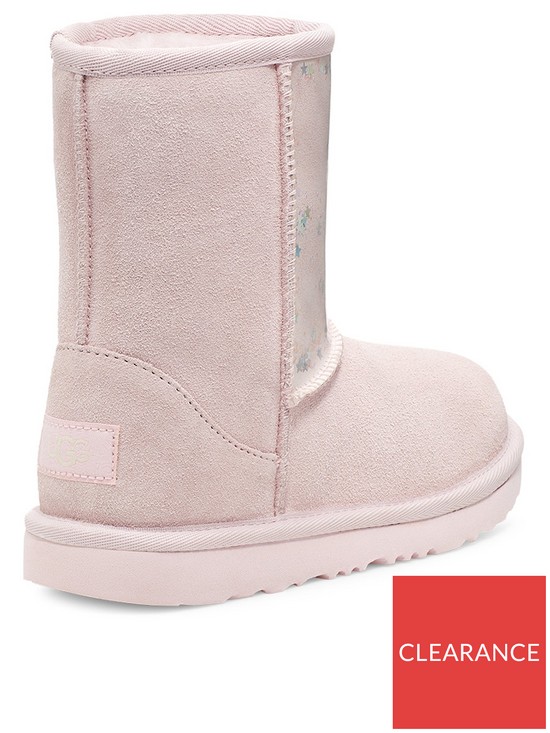 stillFront image of ugg-toddlernbspclassic-ii-clear-glitter-boot-light-pink
