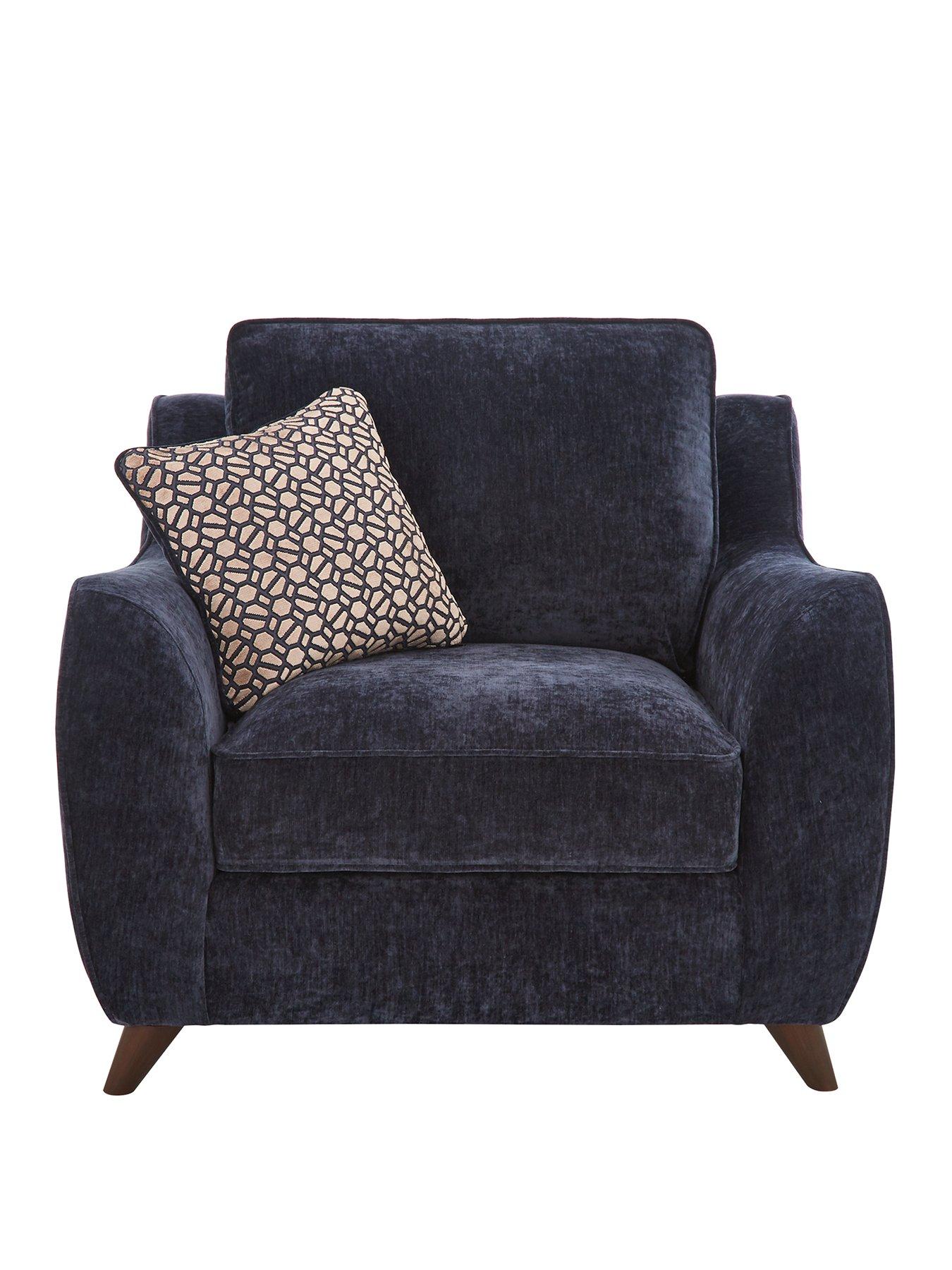 Product photograph of Very Home Varley Fabric Armchair from very.co.uk