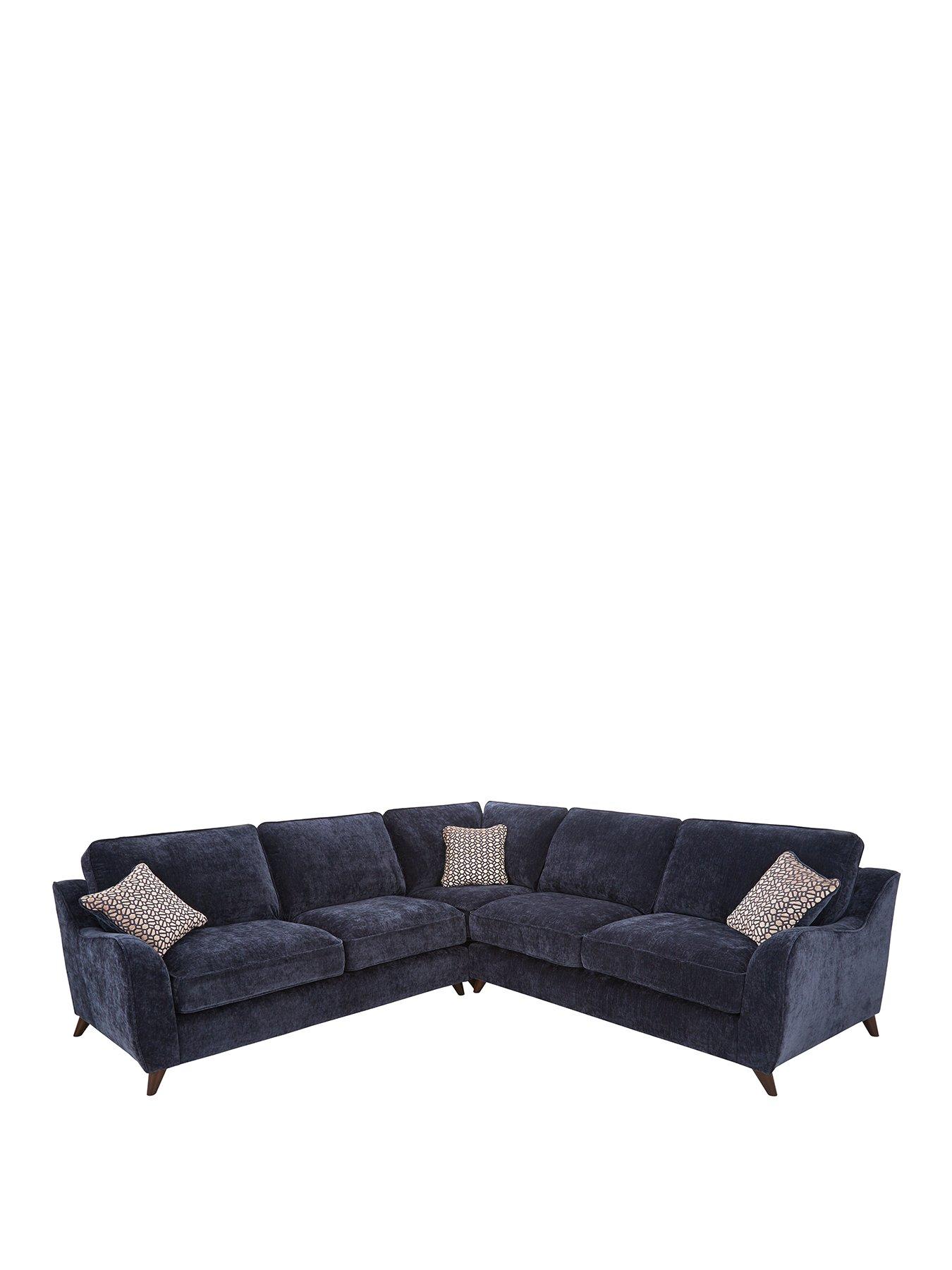 Product photograph of Very Home Varley Fabric Corner Group Sofa from very.co.uk