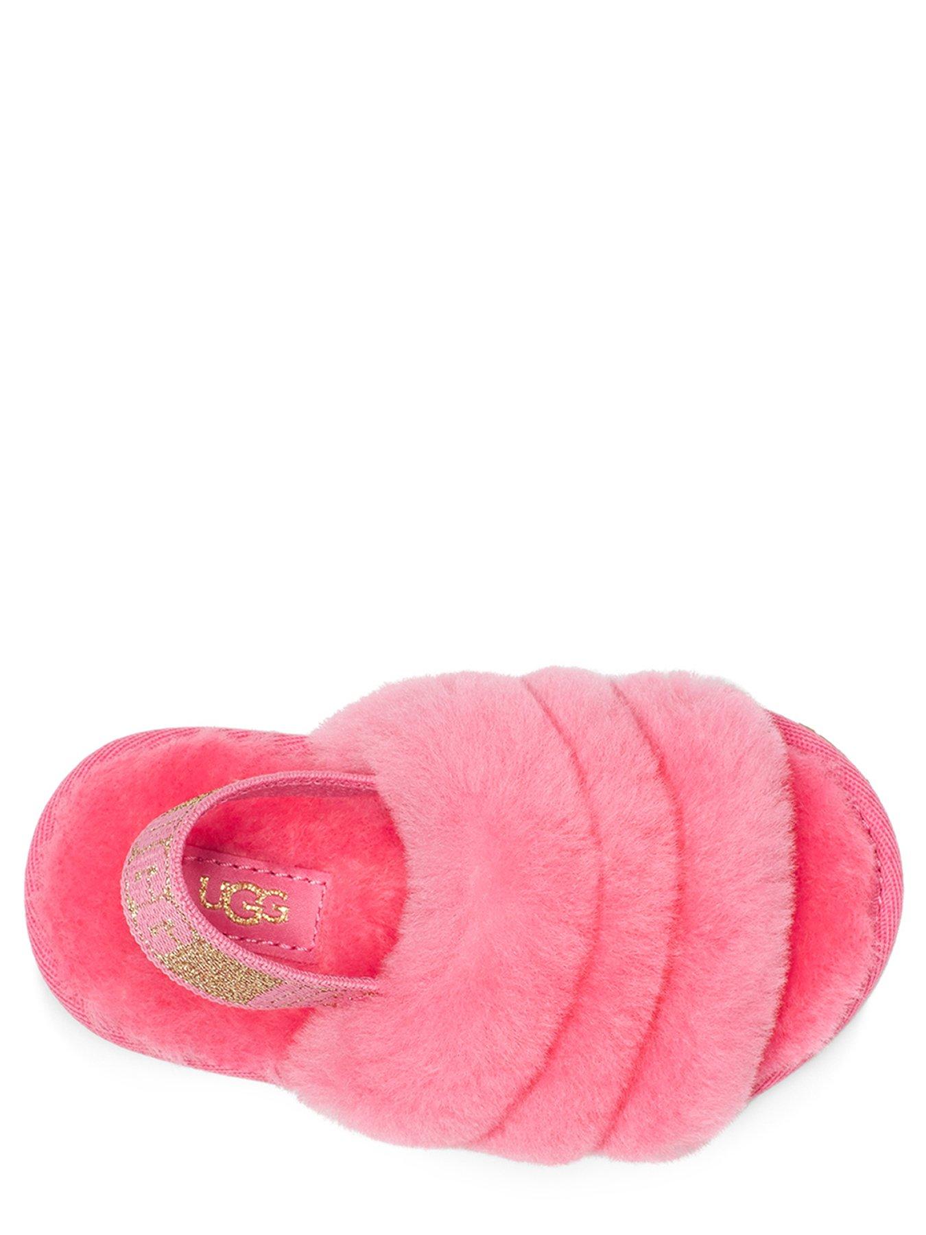  Toddler Fluff Yeah Slide Slipper - Pink