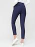  image of v-by-very-zip-through-slim-trouser-navy