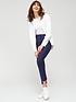  image of v-by-very-zip-through-slim-trouser-navy
