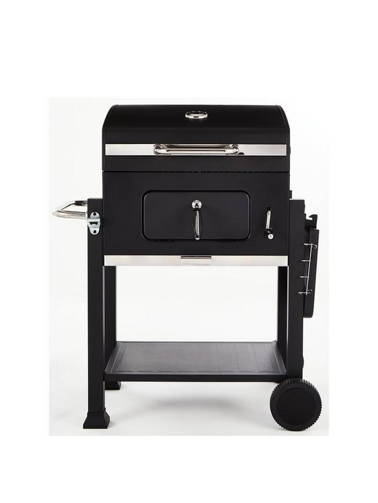 front image of american-style-charcoal-grill-bbq