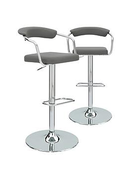 Product photograph of Everyday Pair Of Texas Bar Stools from very.co.uk