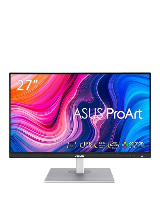 front image of asus-proart-display-pa278cv-27in-professional-monitor