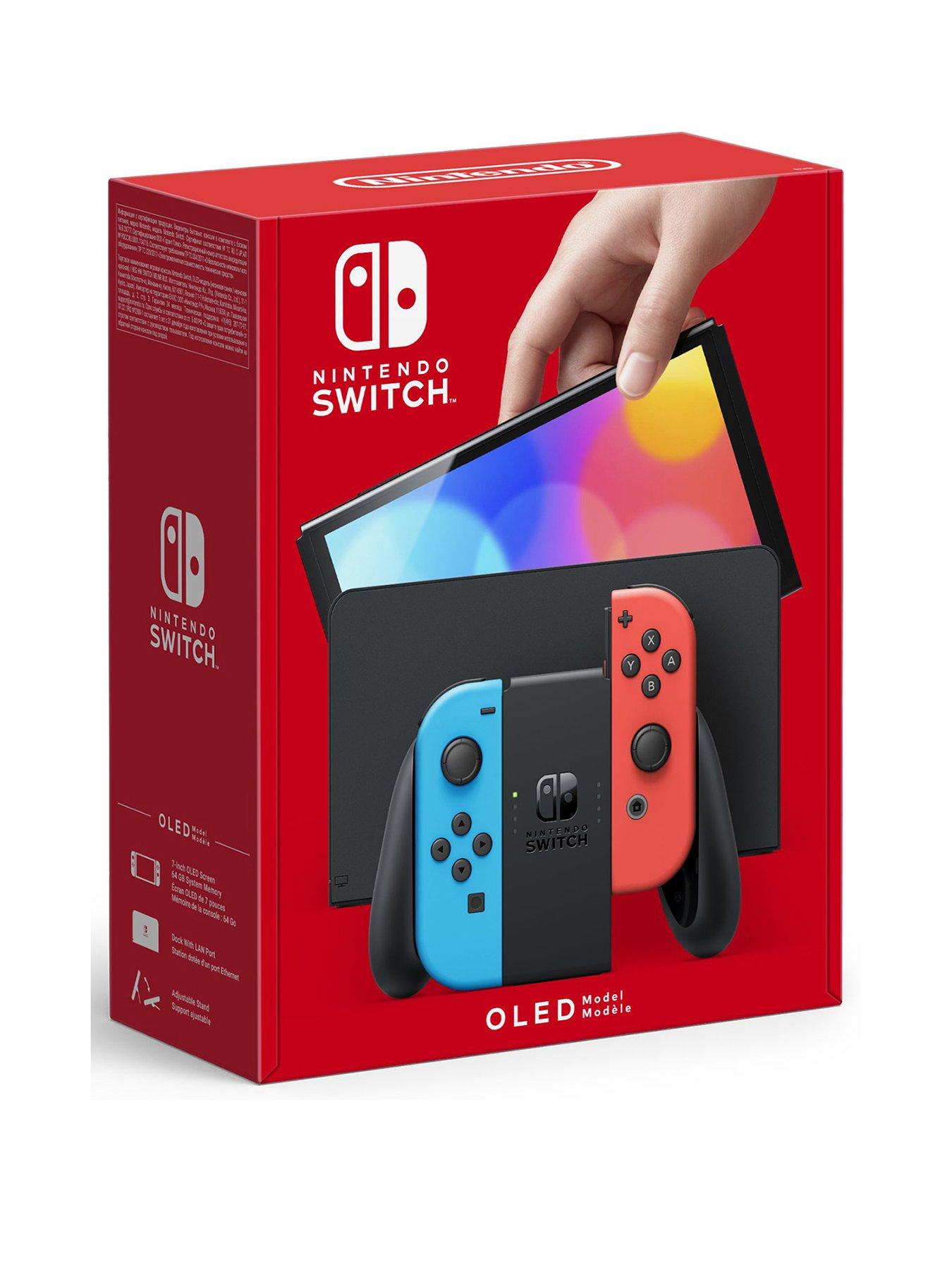 Nintendo Switch Oled Console - Neon Blue/Neon Red
