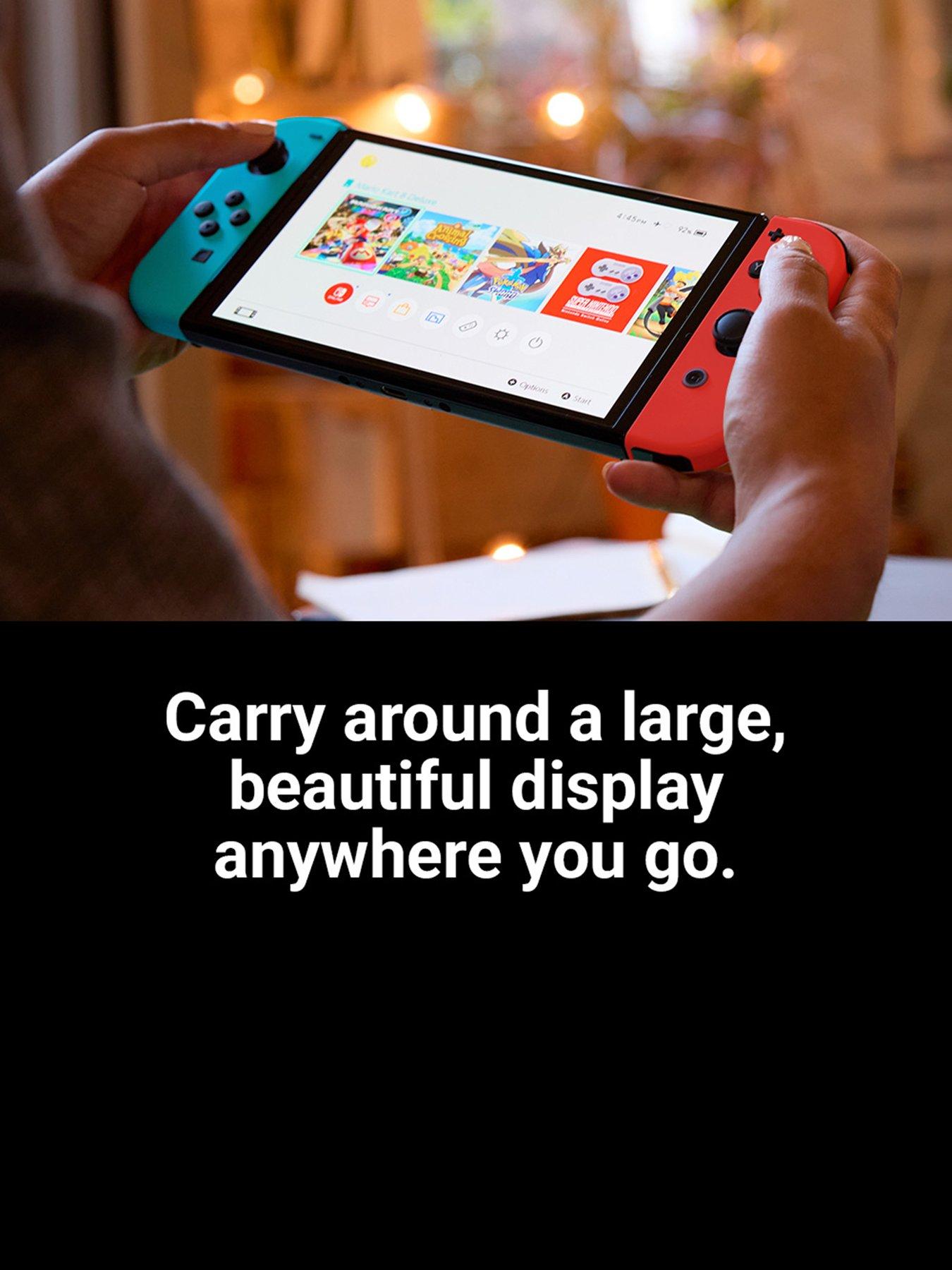 Image 4 of 8 of Nintendo Switch OLED Console -&nbsp;Neon