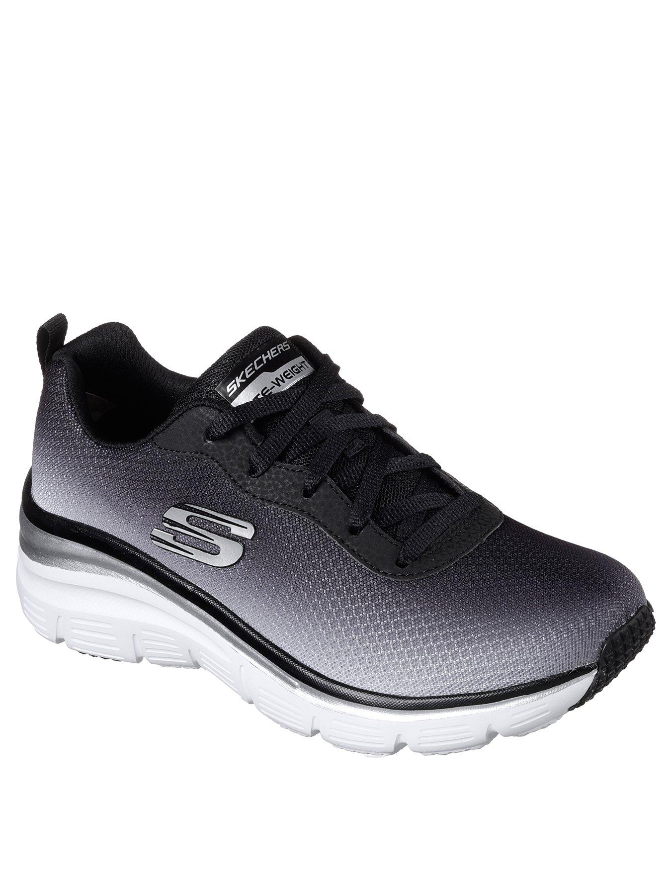  Skechers Fashion Fit Ombre Mesh Lace-up Memory Foam Trainers