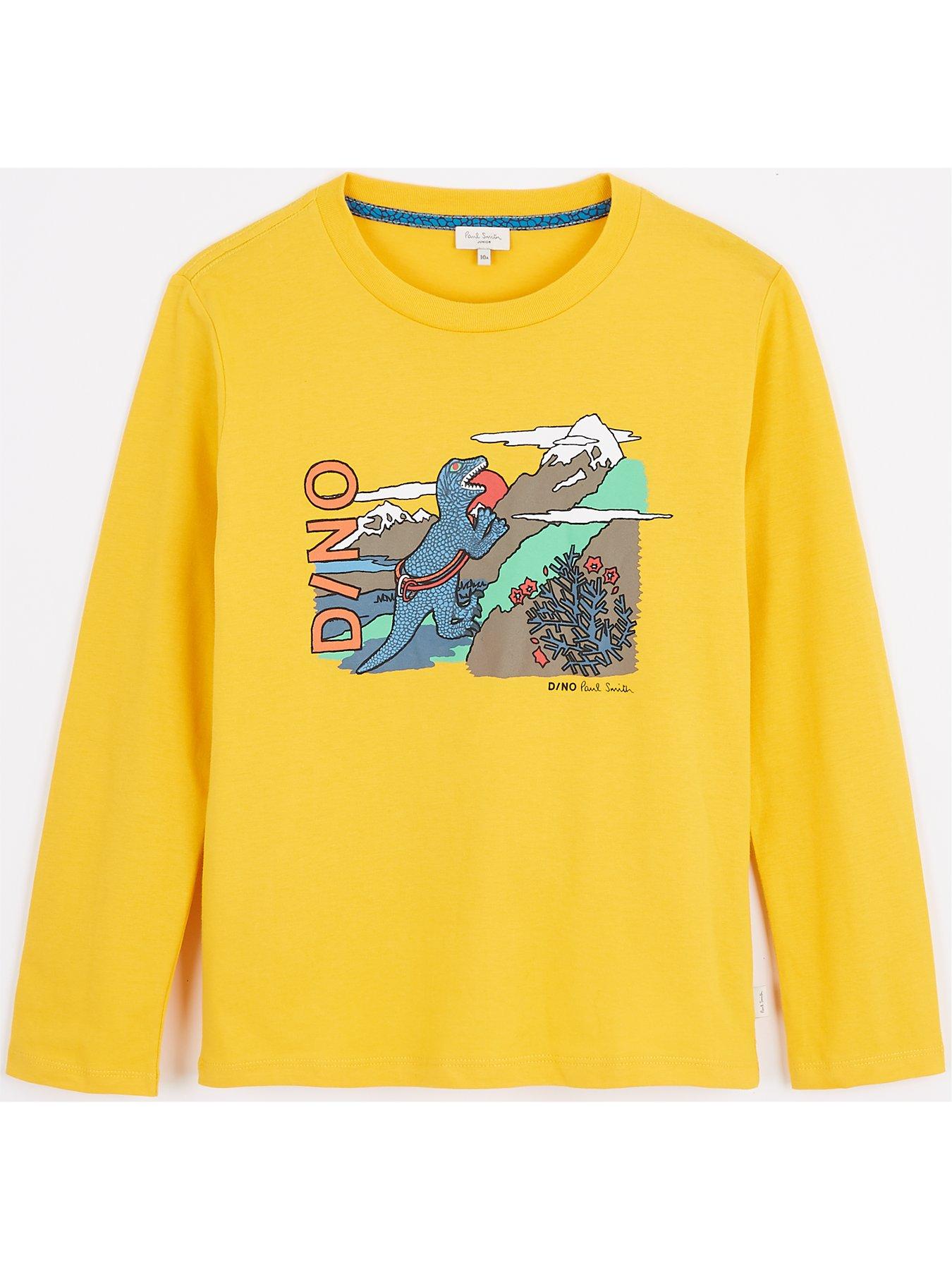  Kids Devin Dino Mountain T-Shirt - Yellow