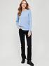  image of v-by-very-knitted-crew-neck-super-soft-jumper-blue
