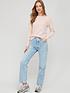  image of v-by-very-knitted-crew-neck-super-soft-jumper-blush