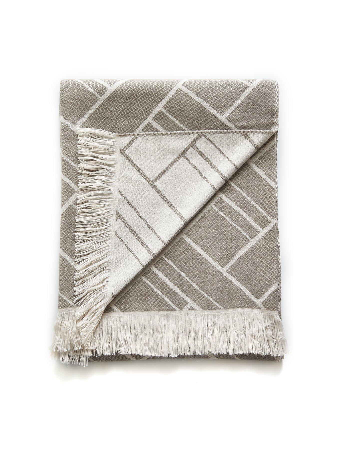 Product photograph of Cascade Home Retro Throw from very.co.uk