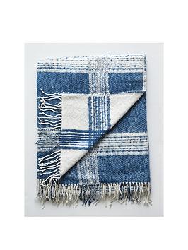 Product photograph of Cascade Home Reversible Tie Dye Throw from very.co.uk