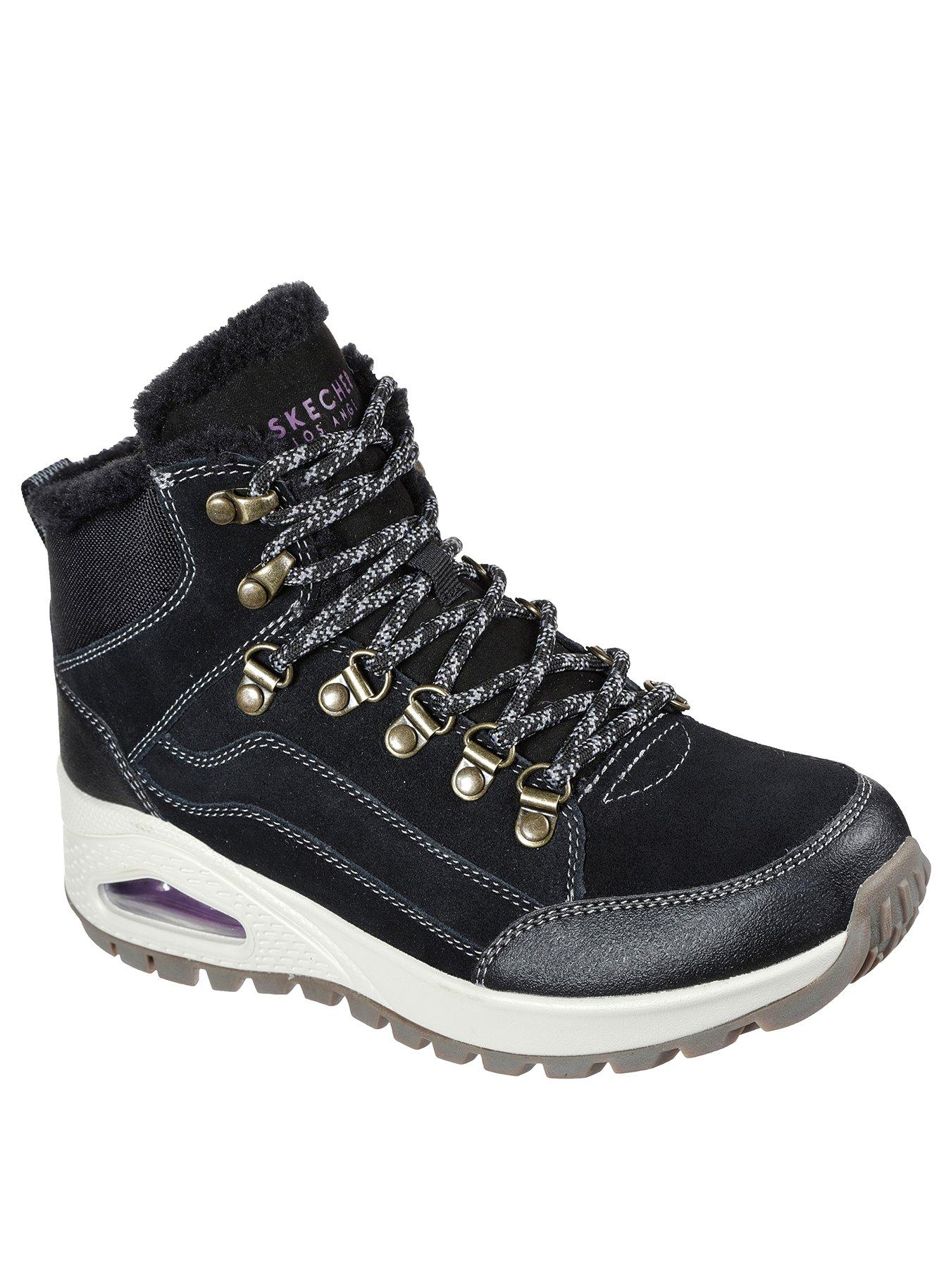 Skechers Uno Rugged Winter Feels Ankle Boots very.co.uk