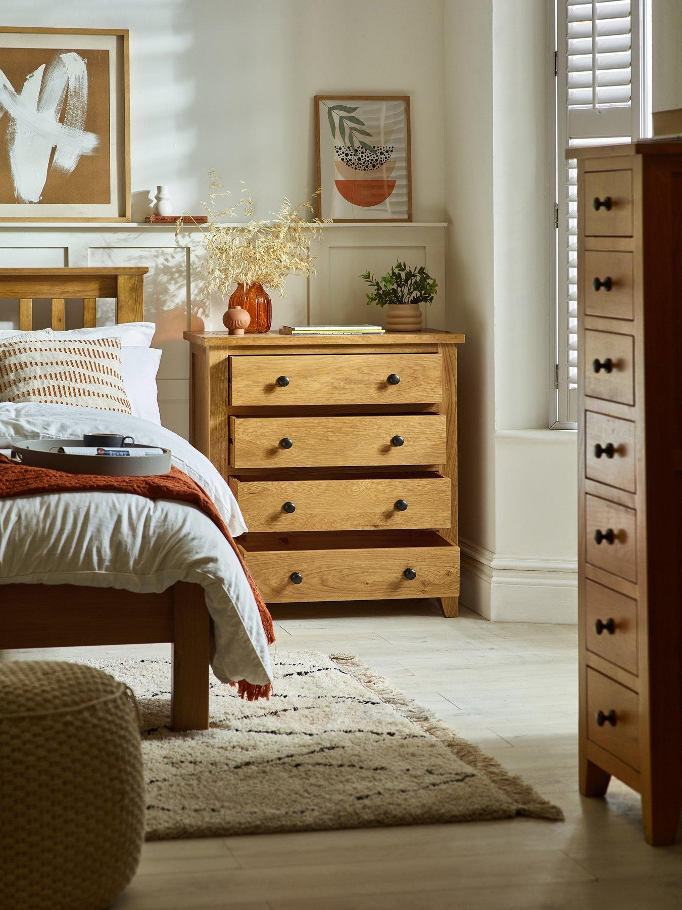Image 3 of 6 of Julian Bowen Marlborough Ready Assembled&nbsp;4 Drawer Chest